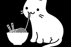 Screenshot-2025-01-22-at-19-58-26-Cute-Cat-Eating-Ramen-Digital-Art-by-Bertha-Wardani-Fine-Art-America